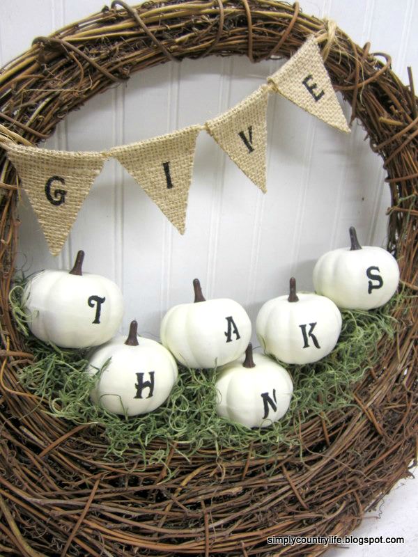 Give thanks wreath