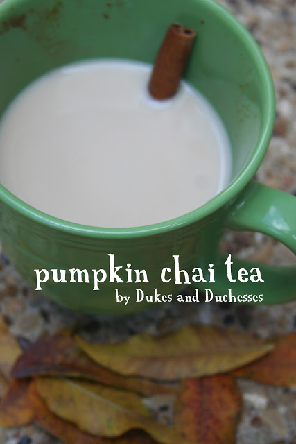 pumpkin chai tea