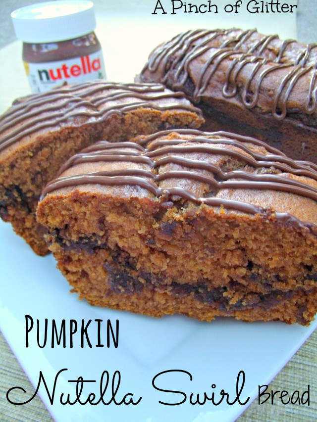 pumpkin nutella swirl bread