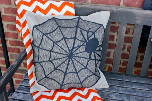 spider web pillow