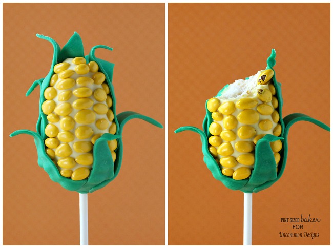 Cake Pop Candy Corn Treats ~ Perfect for a fall celebration! www.uncommondesignsonline.com #recipes