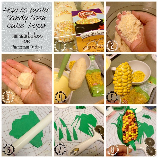 Cake Pop Candy Corn Treats ~ Perfect for a fall celebration! www.uncommondesignsonline.com #recipes