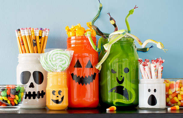 Halloween Mason Jar Ideas