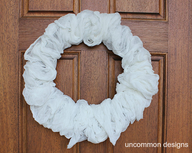 Spooky Halloween Mummy Wreath