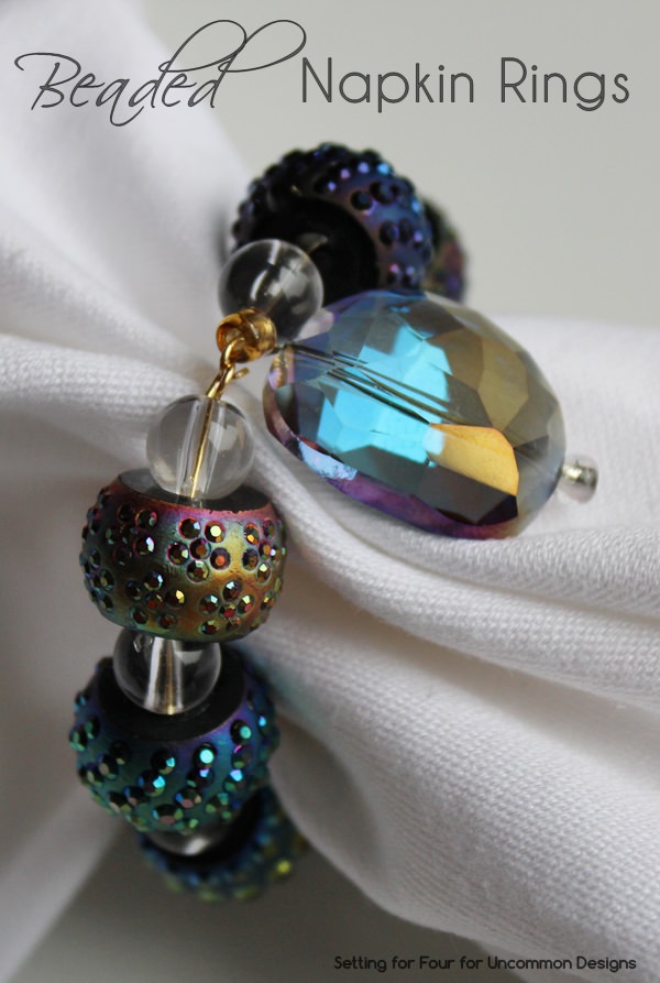 Beaded on sale napkin holders