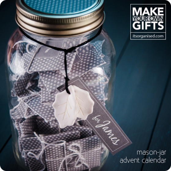 mason jar advent calendar