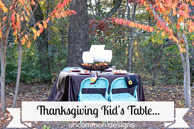 Kids Thanksgiving Table