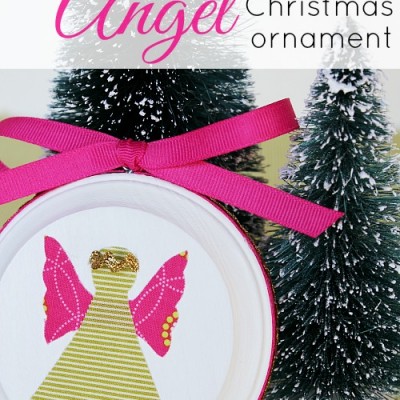 Fabric Angel Christmas Ornament