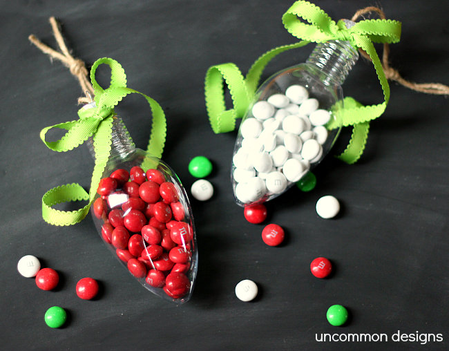 Candy Filled Ornaments