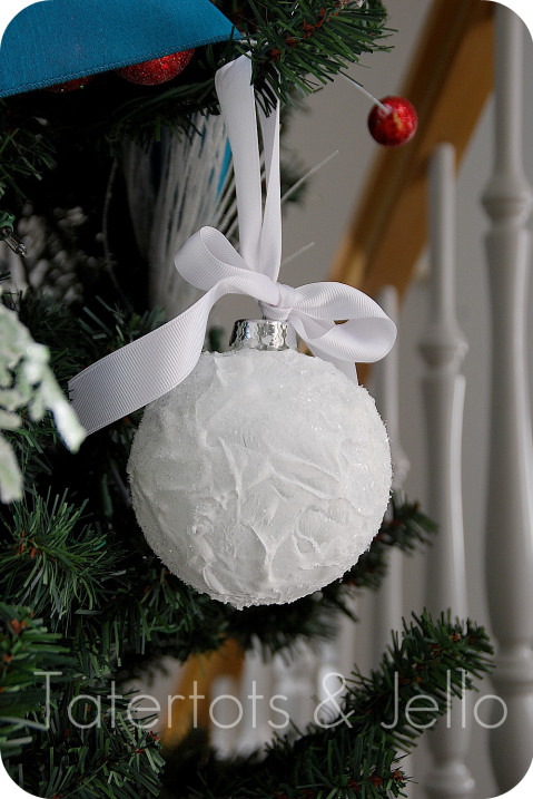 snow ball ornament