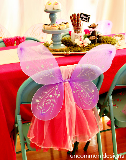 Fairy Tea Party... A Chair with Wings and a Tu Tu