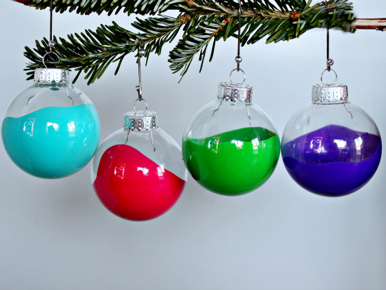 Download Clear Christmas Ball Ornament Ideas PSD Mockup Templates