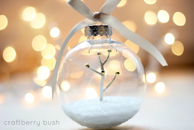 snow globe ornament