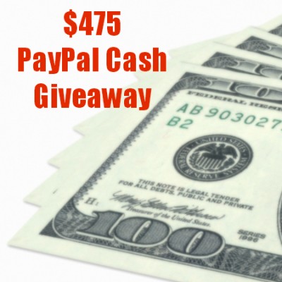 Happy New Year $475 PayPal Cash Giveaway!