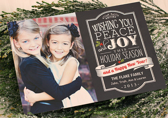 Chalkboard Christmas Card