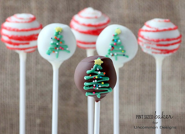 Gluten Free Christmas Cake Pops 4 Ways - The Loopy Whisk