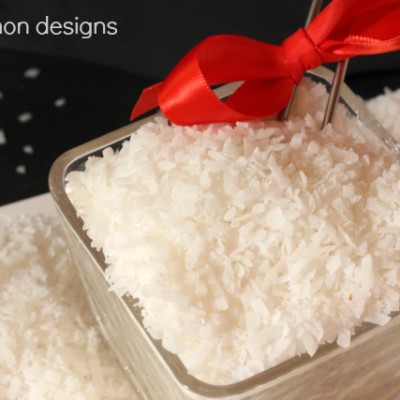 Edible Snow Recipe… Perfect for Holiday Baking!