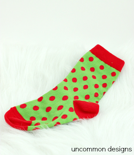 Elf on the Shelf Idea: Christmas Socks Elf!