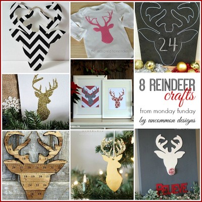 8 Reindeer Christmas Craft  Ideas