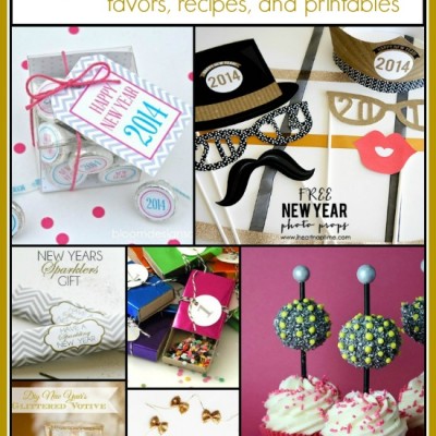 20+ New Year’s Eve Ideas and Inspiration… Favors, Recipes, and Printables