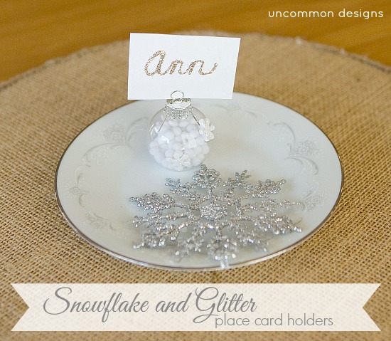 snowflake-glitter-place-card-holders
