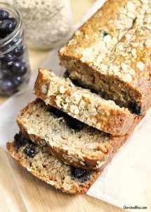 Blueberry Oatmeal Bread 