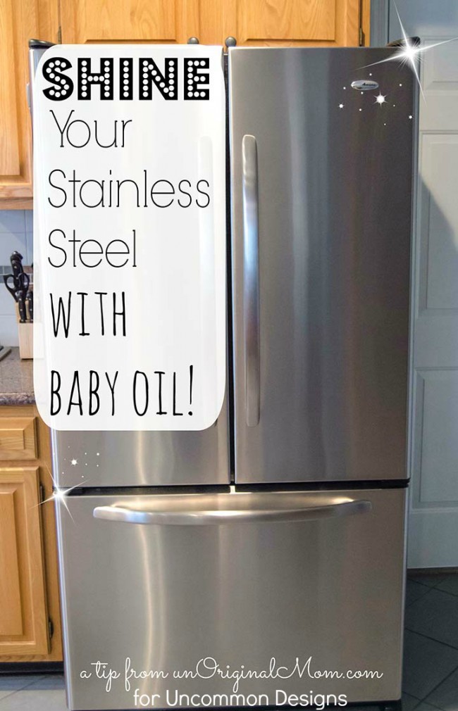 How do you clean stainless deals steel