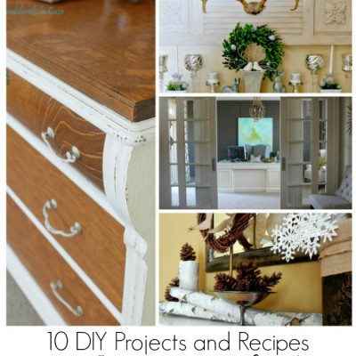 10 DIY Projects and Recipes and the Monday Funday Link Party {55}