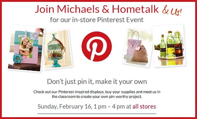 Michaels and Hometalk Pinterest Party #mpinterestparty