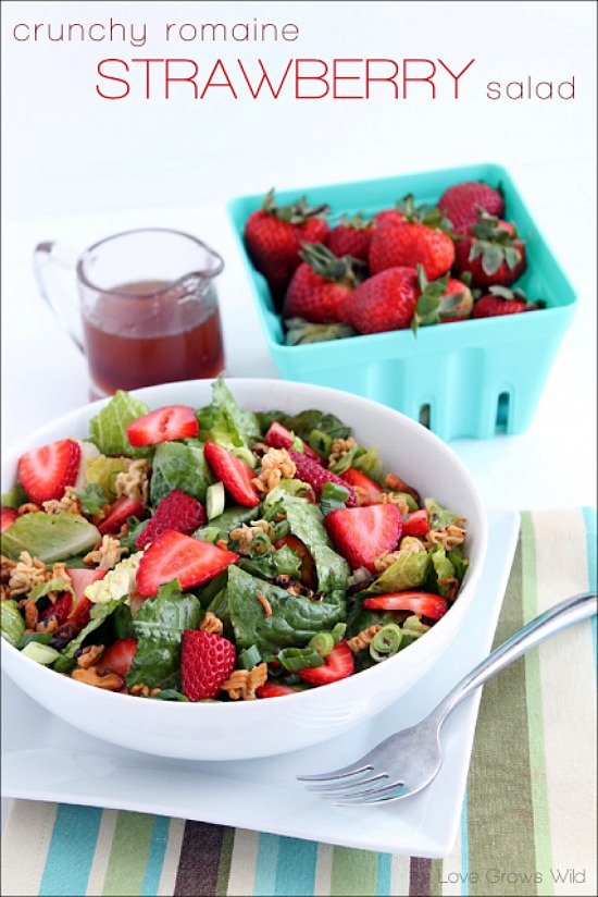 Crunchy-Romaine-Strawberry-Salad-lovegrowswild