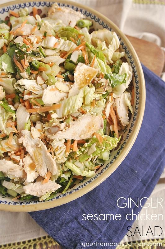 Ginger Sesame Chicken Salad