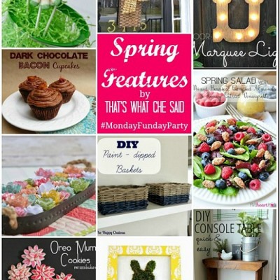 10 Fabulous Spring Projects and Monday Funday {62}