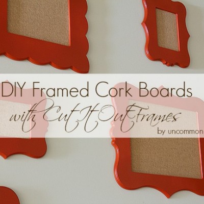 DIY Framed Cork Boards