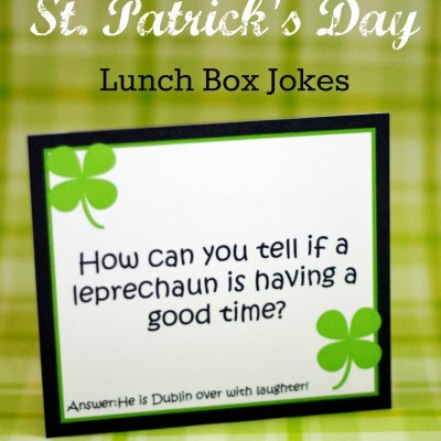 Printable St. Patricks Day Lunch Box Jokes