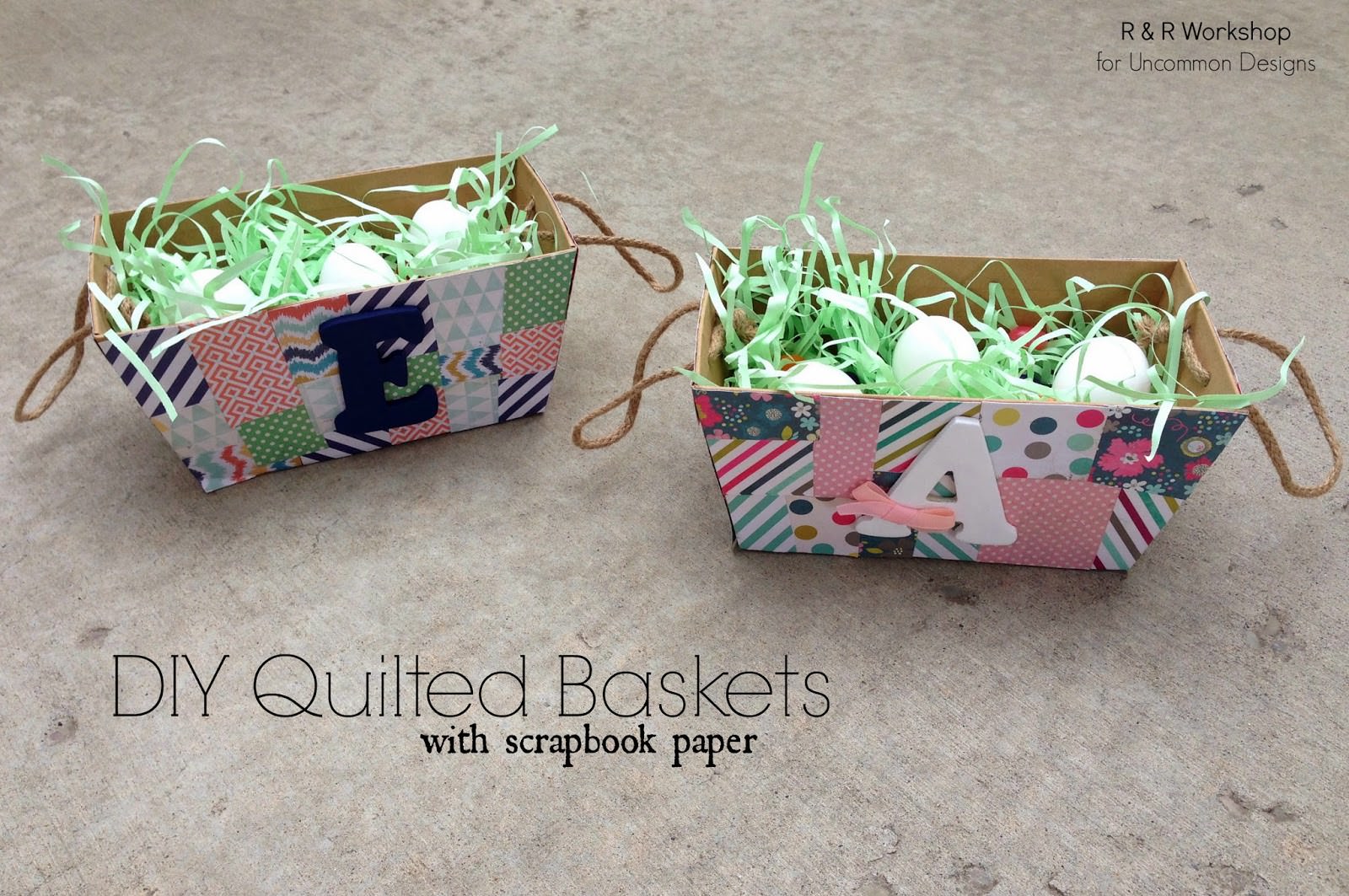 Quilted Easter Baskets