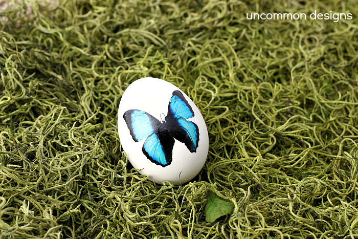 Decorate Easter Eggs with Temporary Tattoos... So pretty and elegant!  via www.uncommondesignsonline.com  #Easter 