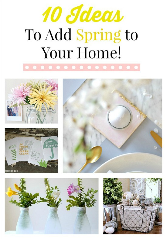 10 Spring Ideas for your Home from Monday Funday via www.uncommondesignsonline.com