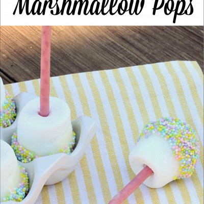 Easter Dessert:  Marshmallow Pops