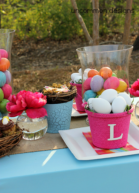 Celebrate Easter with an Easter Egg Decorating Party... Perfect for the Entire Family!   www.uncommondesignsonline.com  #Easter  #EasterEggs #PartyIdeas