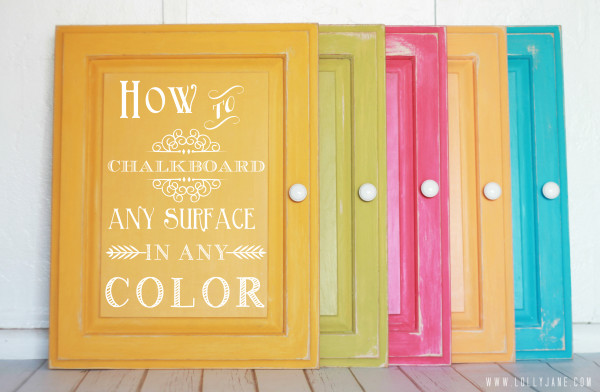 Using Chalkboards in the Home: Chalkboard Projects you Won't want to miss!  by Uncommon Designs 