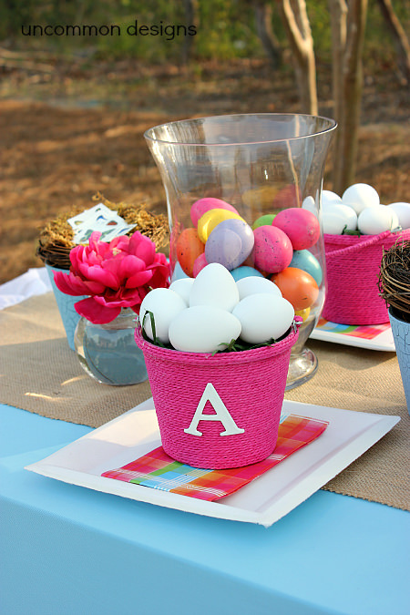 Celebrate Easter with an Easter Egg Decorating Party... Perfect for the Entire Family!   www.uncommondesignsonline.com  #Easter  #EasterEggs #PartyIdeas