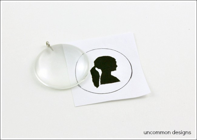 Make Your Own Silhouette Bracelet... a perfect gift for #Mother'sDay! via www.uncommondesignsonline.com