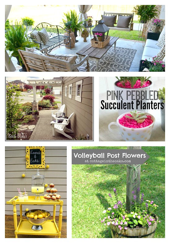 You will be inspired to head outdoors with these 10 Spring Inspired DIY projetcts! Go ahead and give them a try! via the Monday Funday link party at www.uncommondesignsonline.com