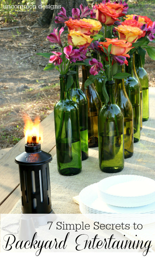Throw a fabulous outdoor party with these 7 steps for backyard entertaining   www.uncommondesignsonline.com 