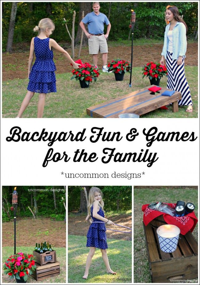 Backyard Fun and Games for the Family via www.uncommondesignsonline.com