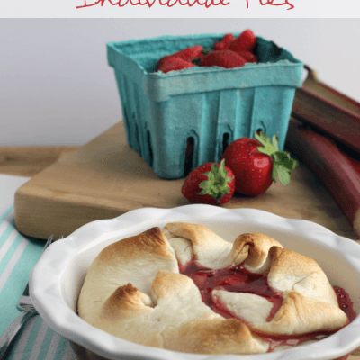 Strawberry Rhubarb Individual Pies