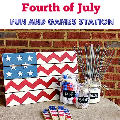 Fourth of July Fun and Games Station