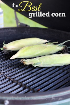 The best grilled corn recipe ever!  www.uncommondesignsonline.com #grillingrecipes  #corn #grilled 