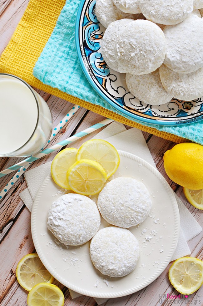 Tender, Buttery Lemon Cooler Cookies Recipe www.uncommondesignsonline.com