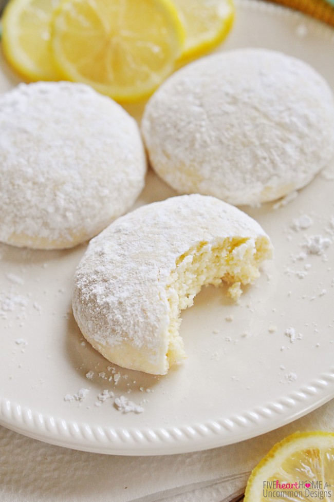 Tender, Buttery Lemon Cooler Cookies Recipe www.uncommondesignsonline.com